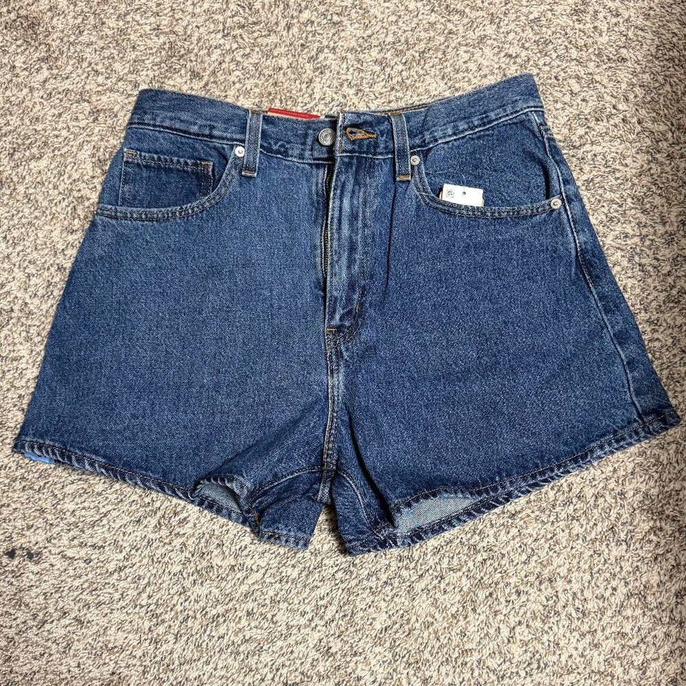 Levi's High Wasted Mom Shorts